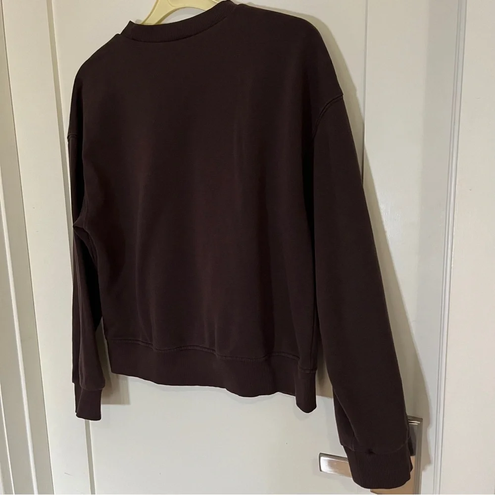 H&M (Divided) Chocolate Brown Cosy Crewneck Sweatshirt. Women's XS - Picture 2 of 9